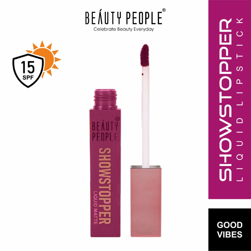 Showstopper Liquid Lip Color With SPF 15 & Vitamin E - Good Vibes