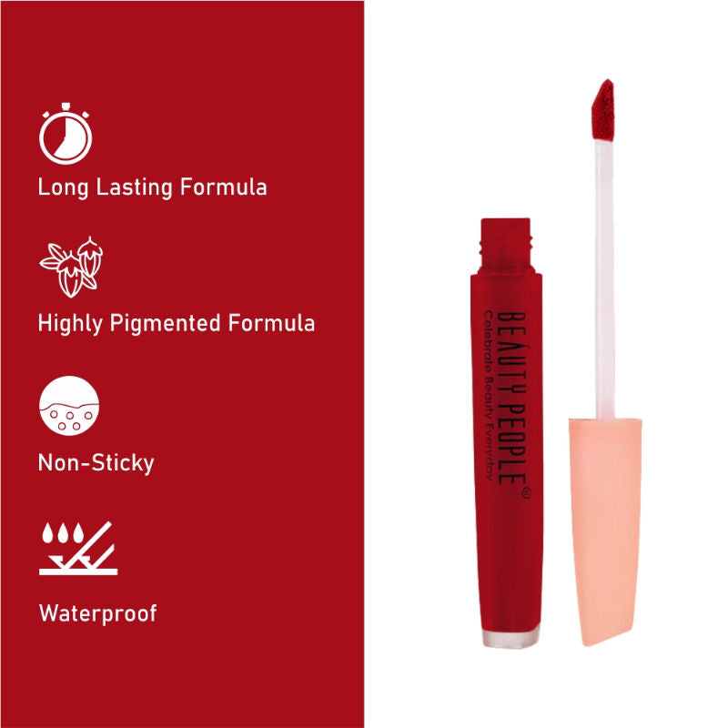 Seduction Liquid Lipstick With Vitamin E & Rose Oil