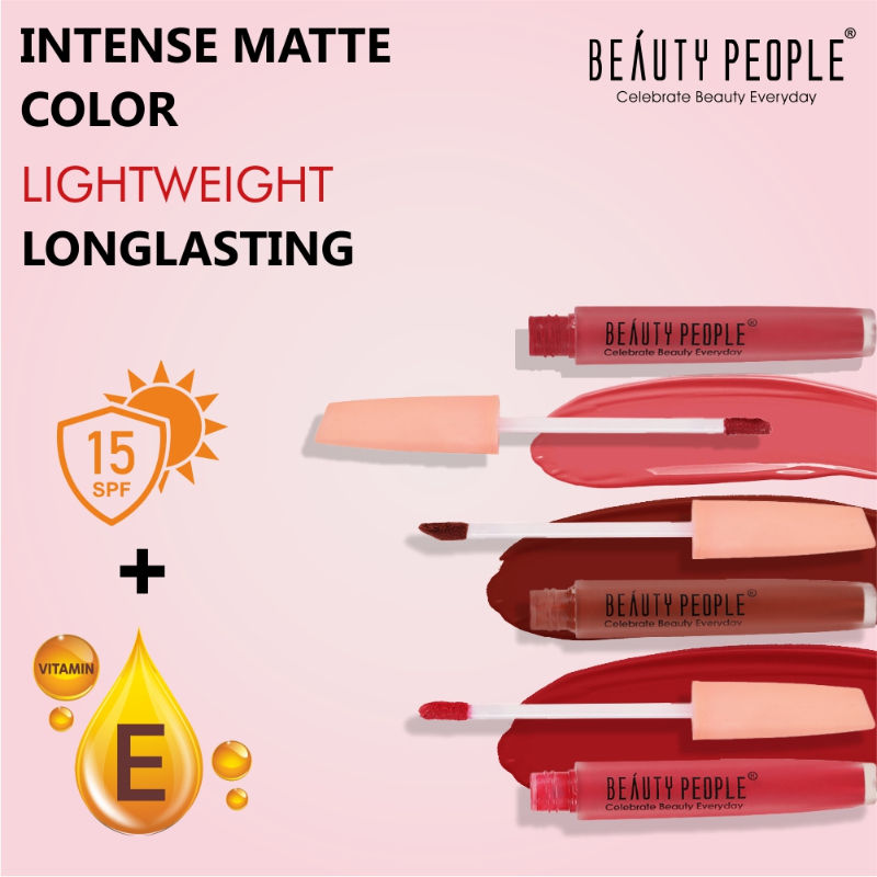 Seduction Liquid Lipstick With Vitamin E & Rose Oil