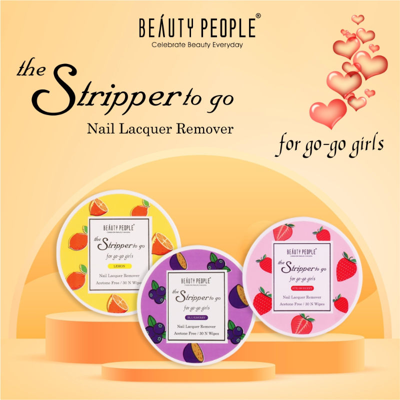 The Stripper To The Go Nail Polish Remover Travel Pads - Lemon