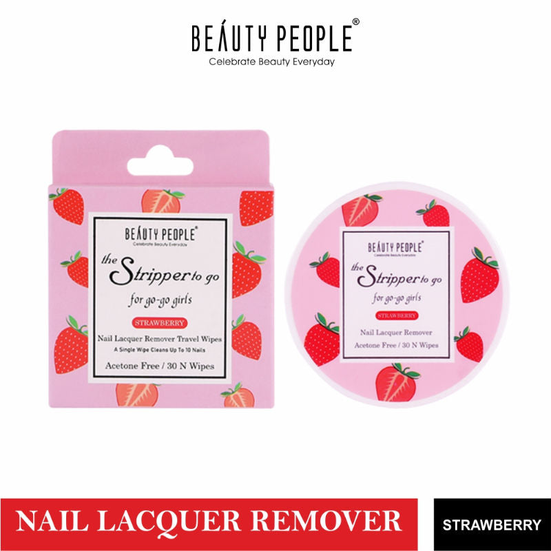 The Stripper To The Go Nail Polish Remover - Strawberry