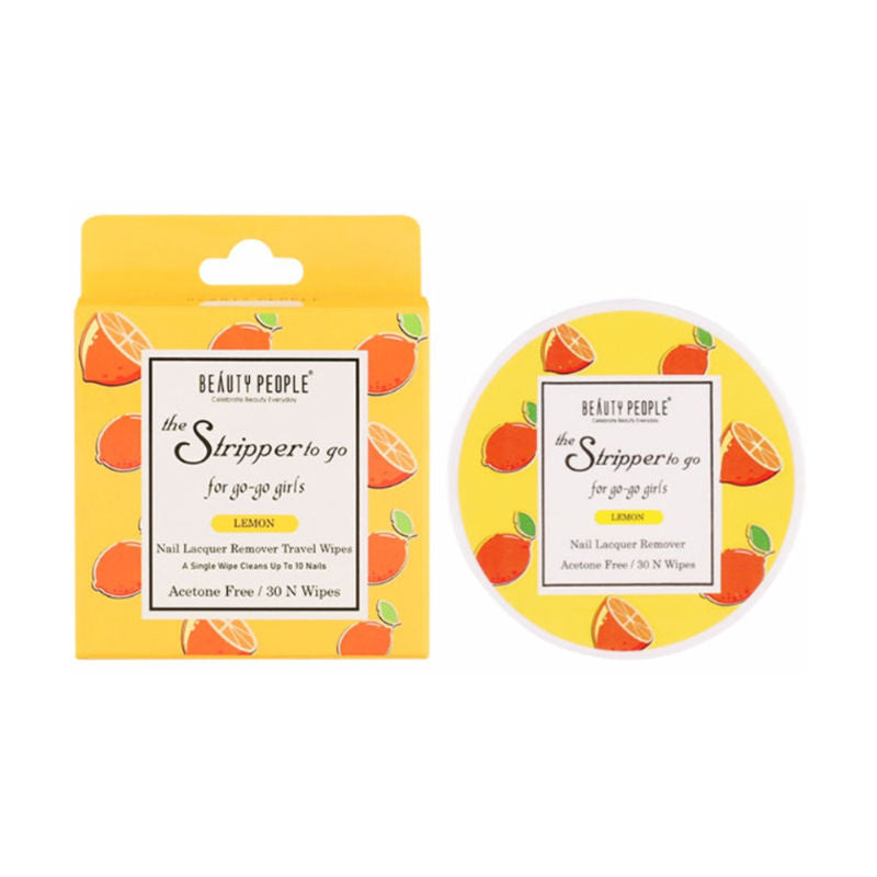 The Stripper To The Go Nail Polish Remover Travel Pads - Lemon