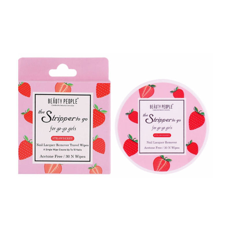 The Stripper To The Go Nail Polish Remover - Strawberry