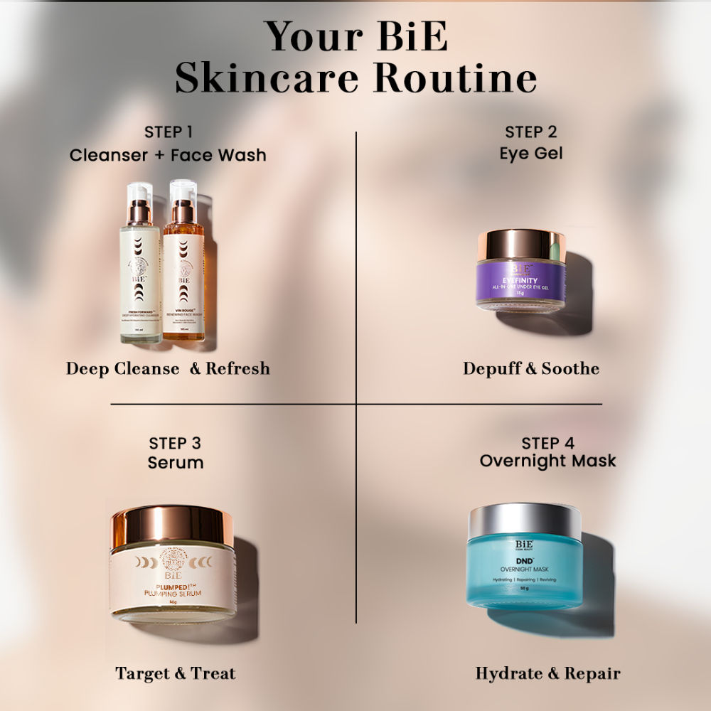 BiE DND Overnight Sleeping Face Mask -Ceramides & Bakuchiol - Plumps, Hydrates & Repair Skin Barrier