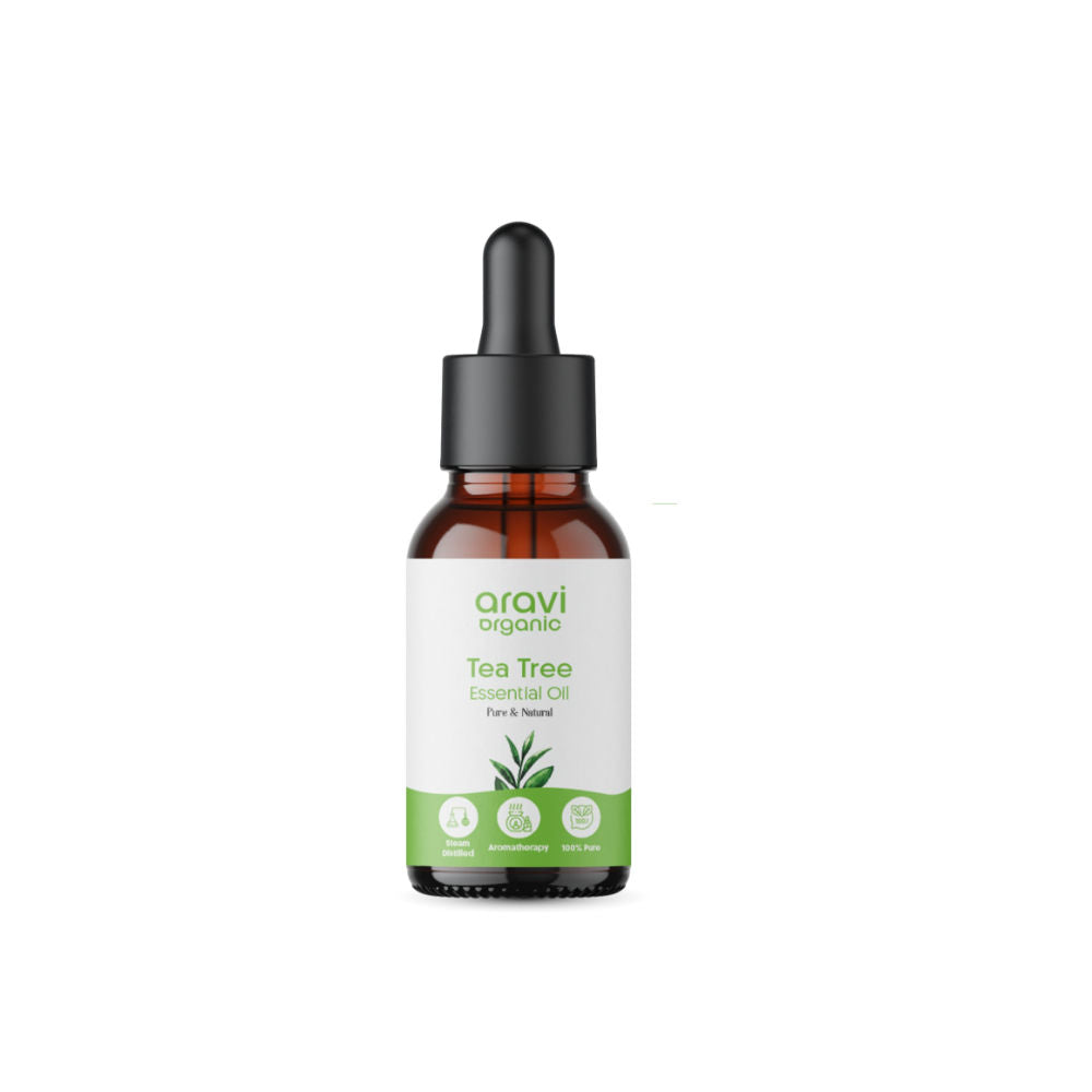 100% Pure Tea Tree Essential Oil For Acne & Skin, Tea Tree Oil For Dandruff Control