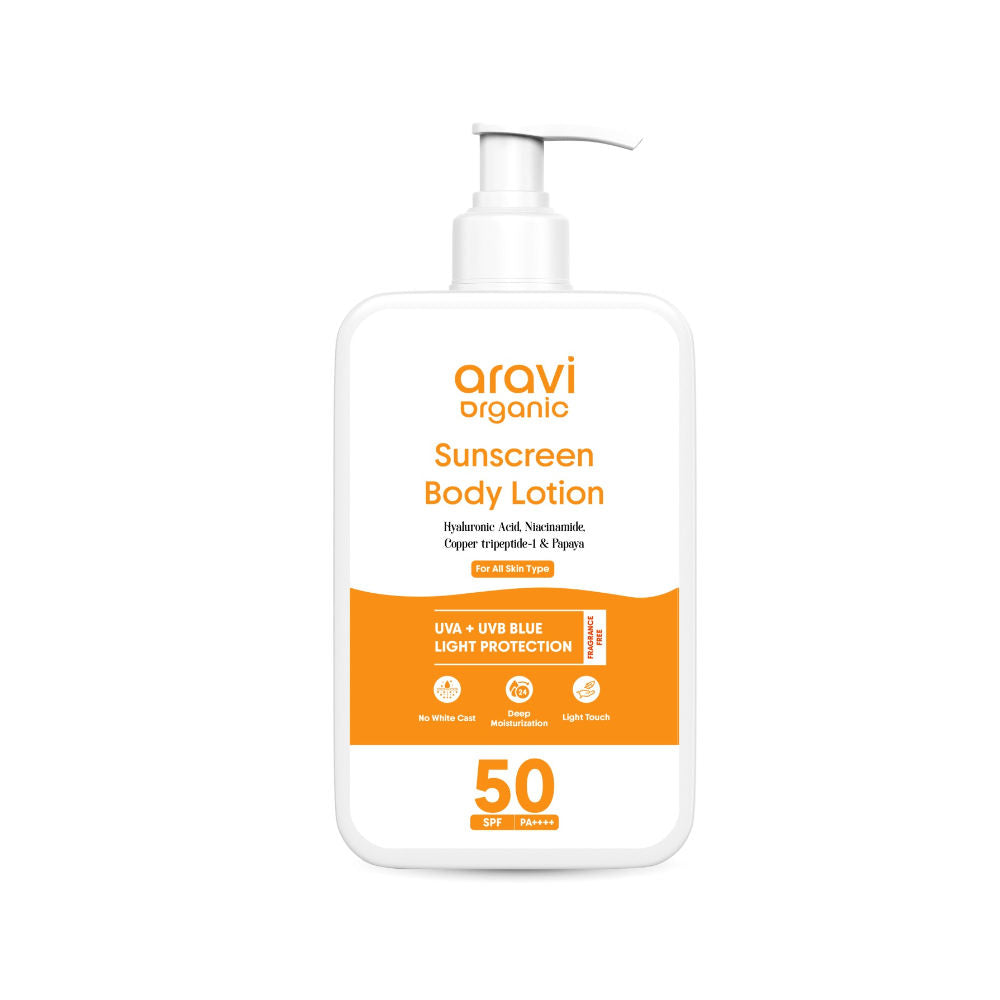 Oil-Free Sunscreen Body Lotion SPF 50 PA++++, For Oily & Dry Skin, In-Vivo Tested