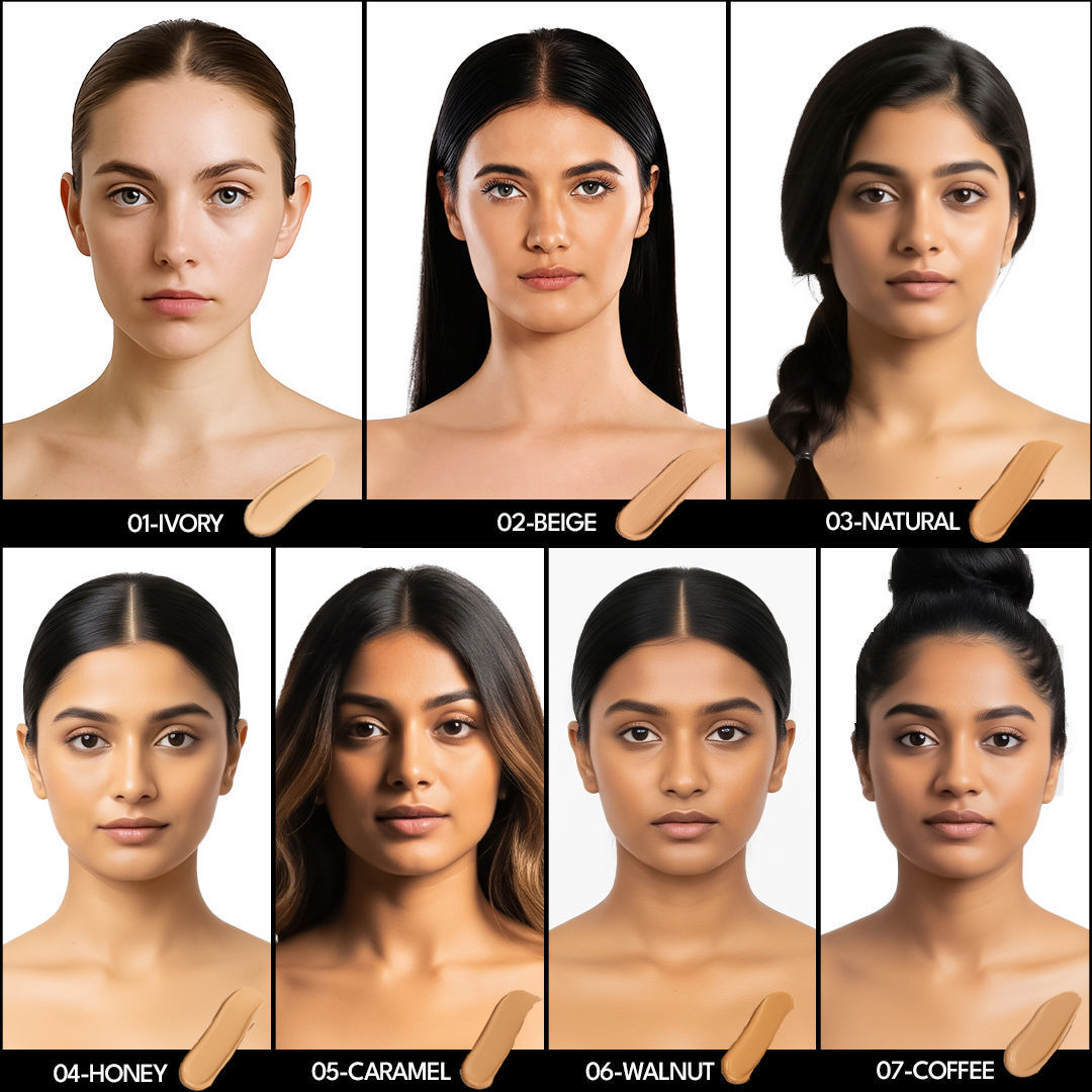 Blend & Shine Lumi - Matte Liquid Foundation Medium To High Coverage All Skin Types