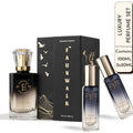 Faunwalk Ambery Smoke Unisex Perfume With 2 Travel Size Mini Included-Spicy Amber Notes
