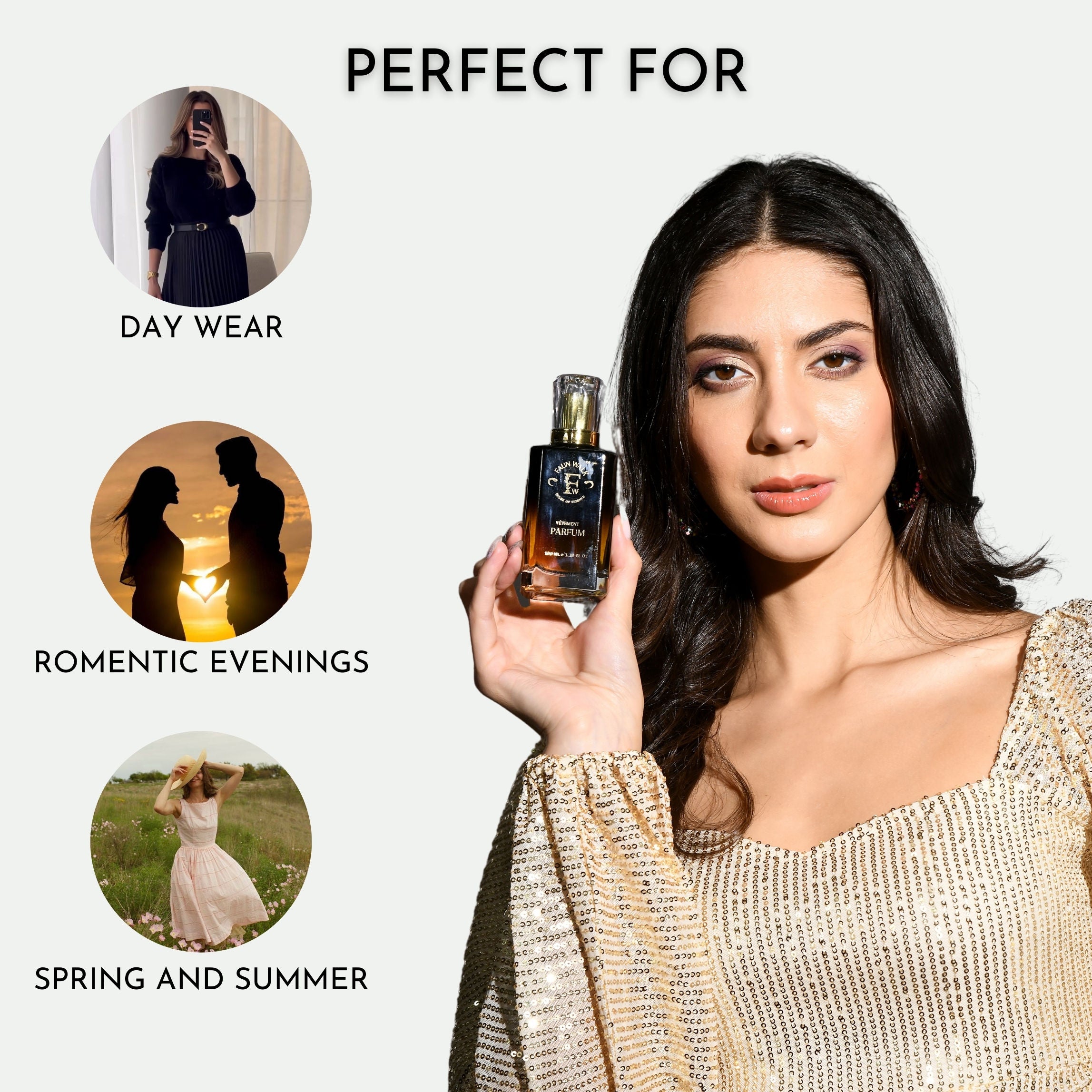 Faunwalk Kenyan Sunset Women Perfume With 2 Travel Size Mini Included-Smells Like Narciso