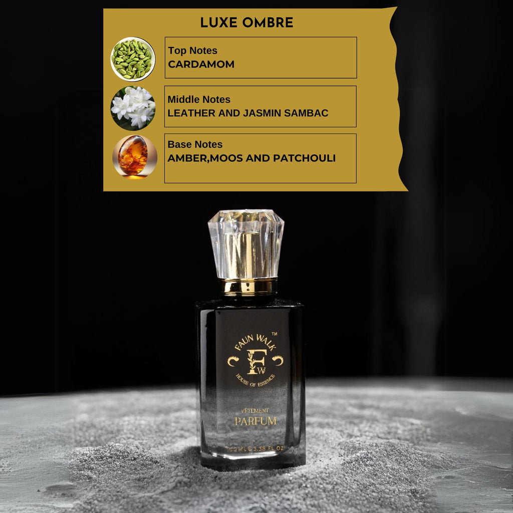Faunwalk Luxe Ombre Men Perfume With 2 Travel Size Mini Included-Smells Like Tf Ombre Leather