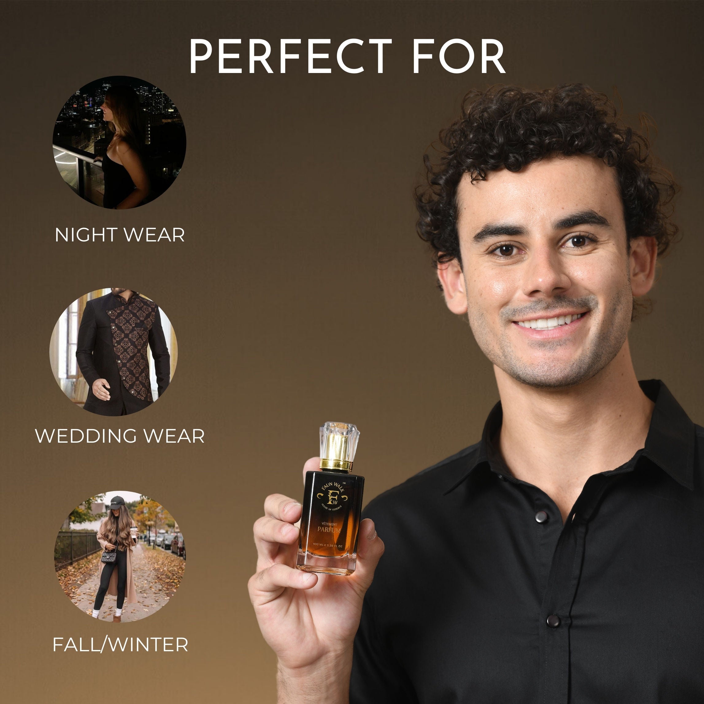 Faunwalk Rogue Ember Unisex Perfume With 2 Travel Size Mini Included-Smells Like Br540