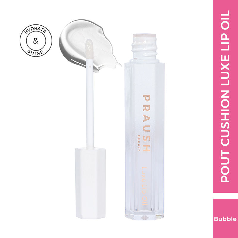 Pout Cushion Luxe Lip Oil - Bubble-Clear
