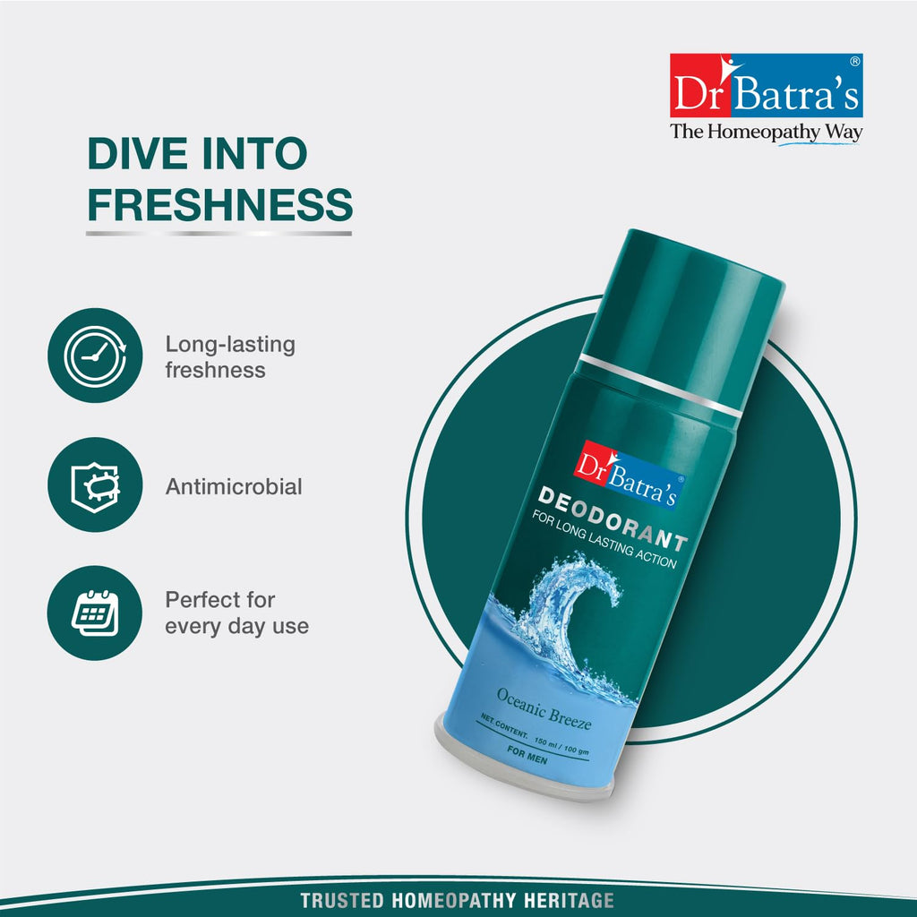 Dr Batra's Deodarant With Long Lasting Action Oceanic Breeze