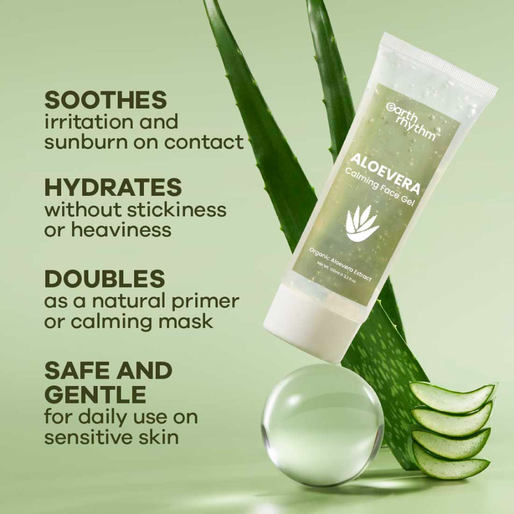 Calming Aloe Vera Gel, Healing, Calming and Soothing Skin