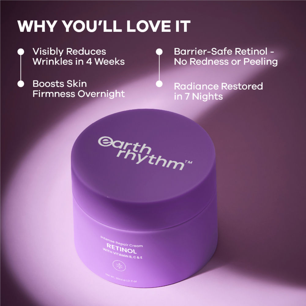 Retinol Intense Repair Night Cream, Firms Skin and Fades Premature Wrinkles