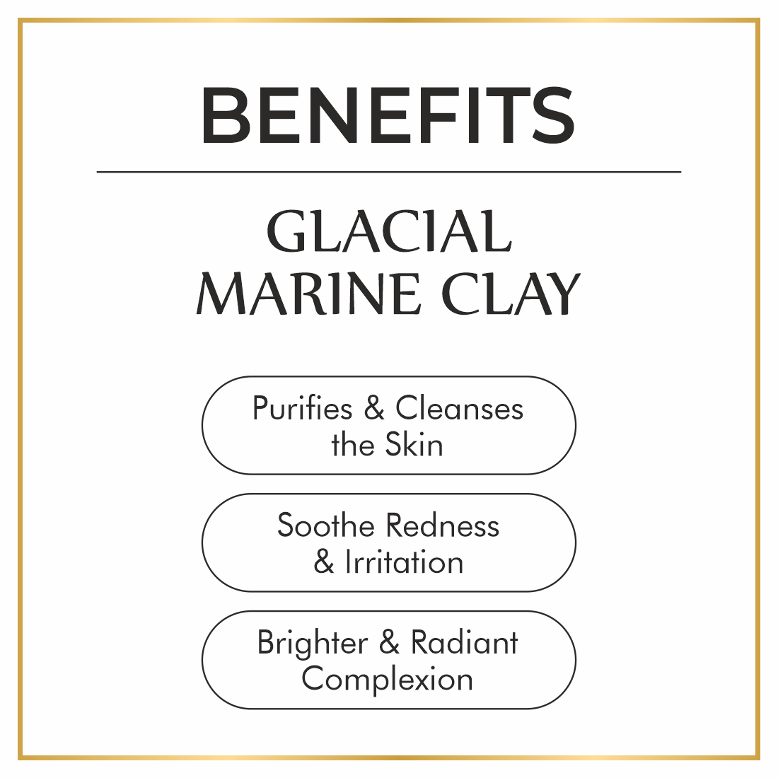 Glacial Marine Clay Mask for Tightening and Firming Skin