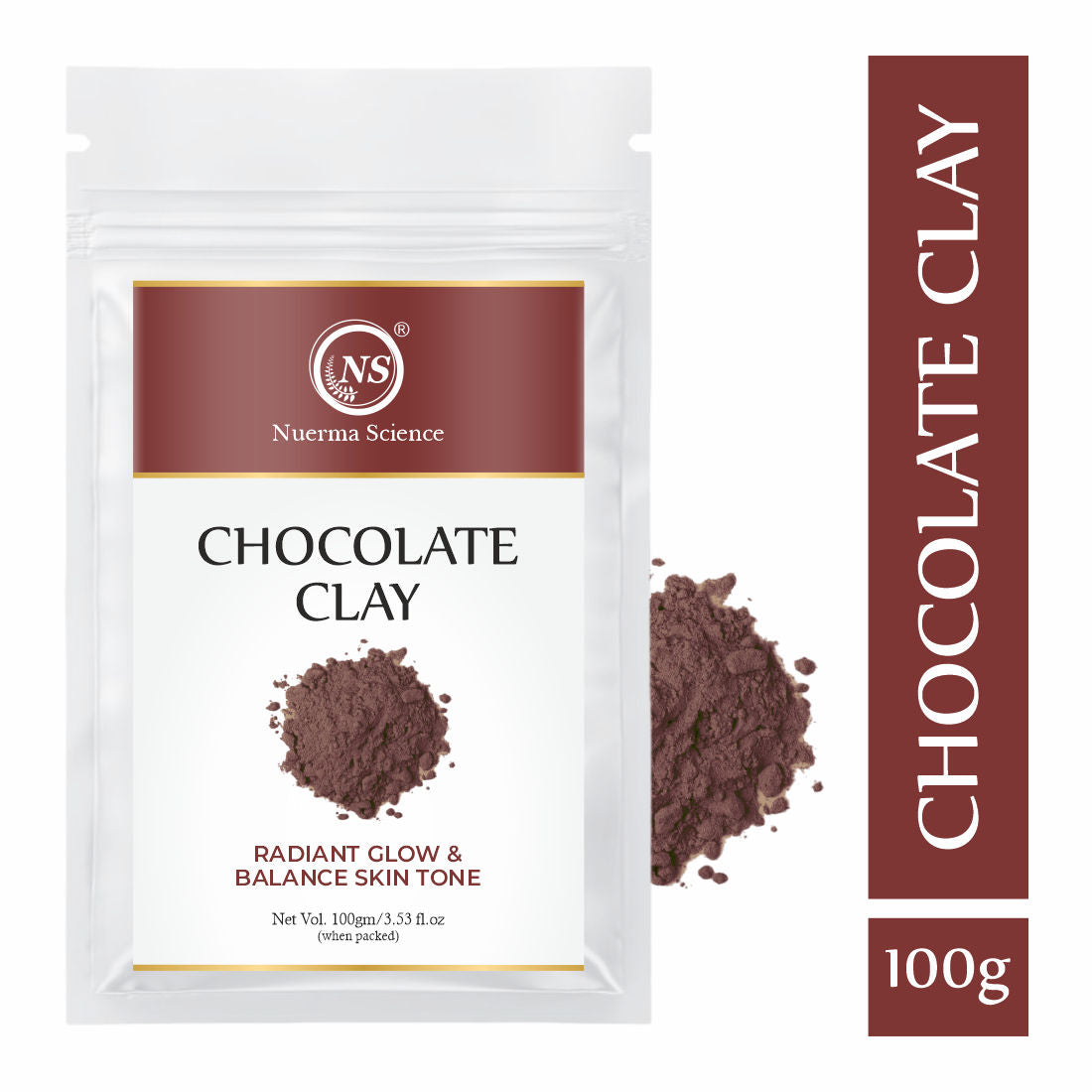 Choclate Clay Mask for Exfoliation Skin & Brightening