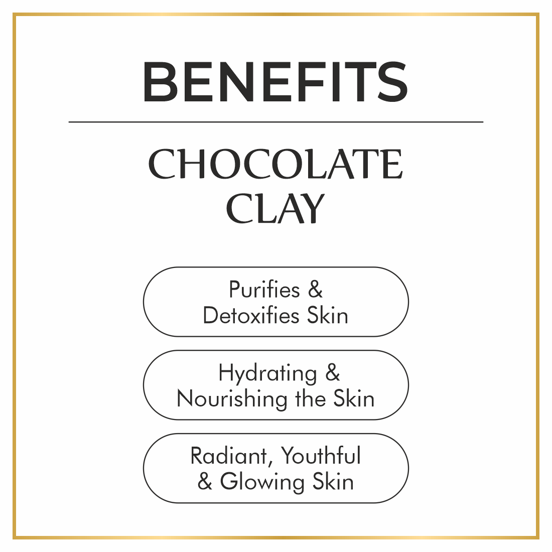 Choclate Clay Mask for Exfoliation Skin & Brightening