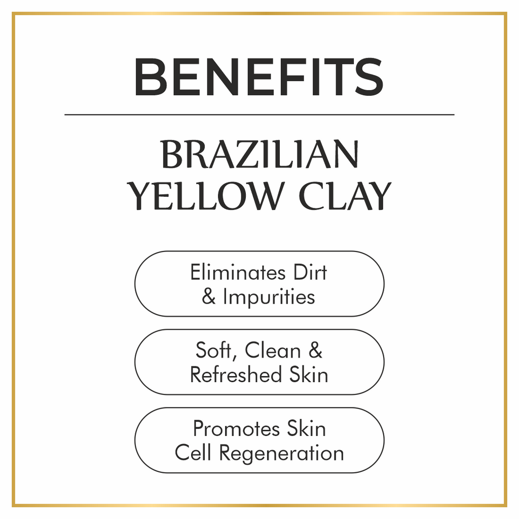 Brazilian Yellow Brightening Skin Clay Powder