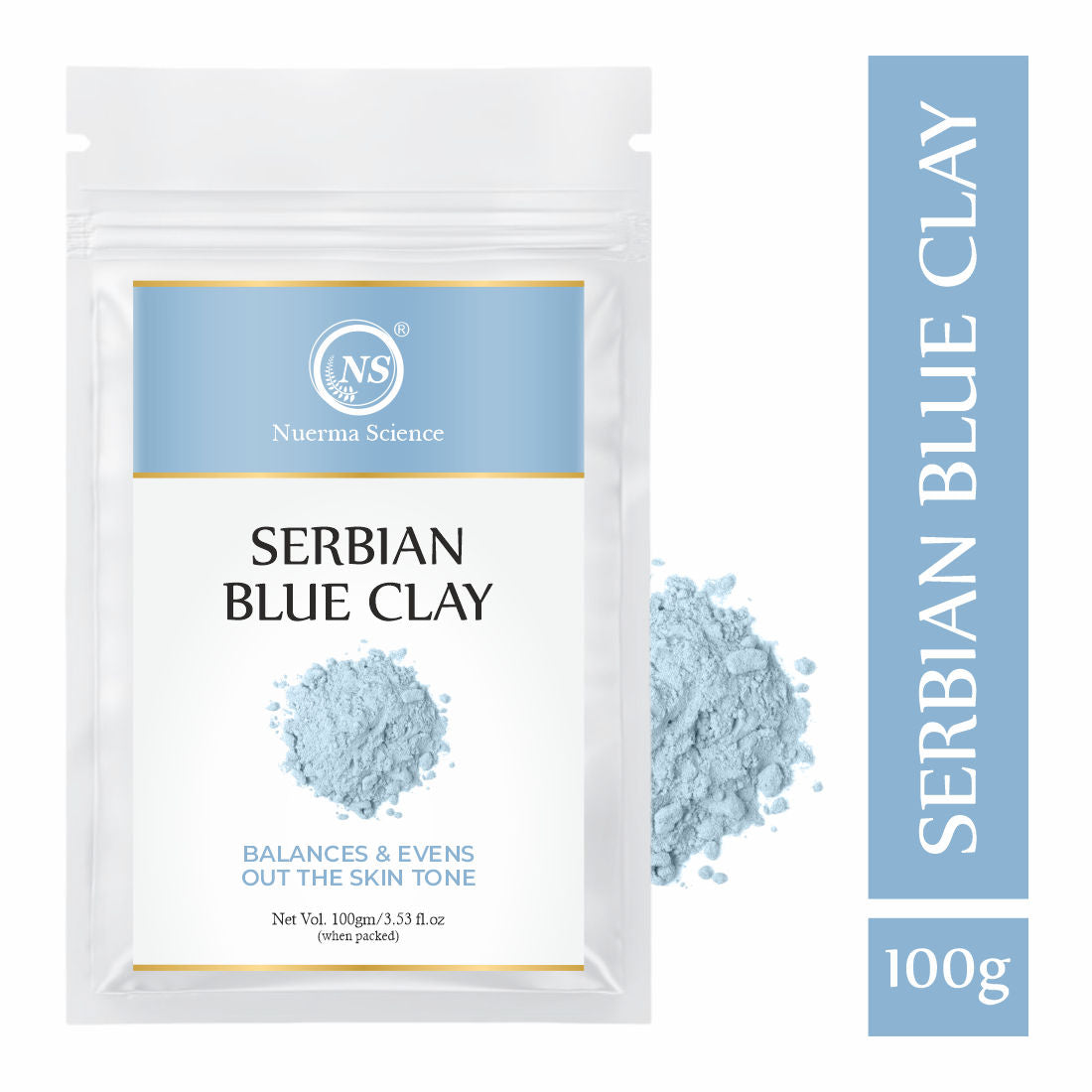 Serbian Blue Clay Mask for Improving Skin Tone
