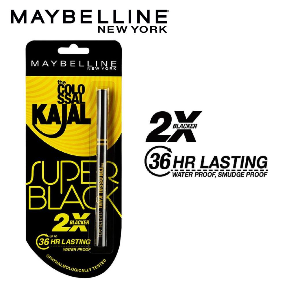 Colossal Kajal Super Black, 2X Darker & 2X Colossal, Matte Finish Kajal