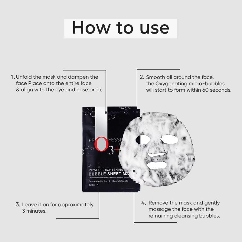 Power Brightening Bubble Sheet Mask