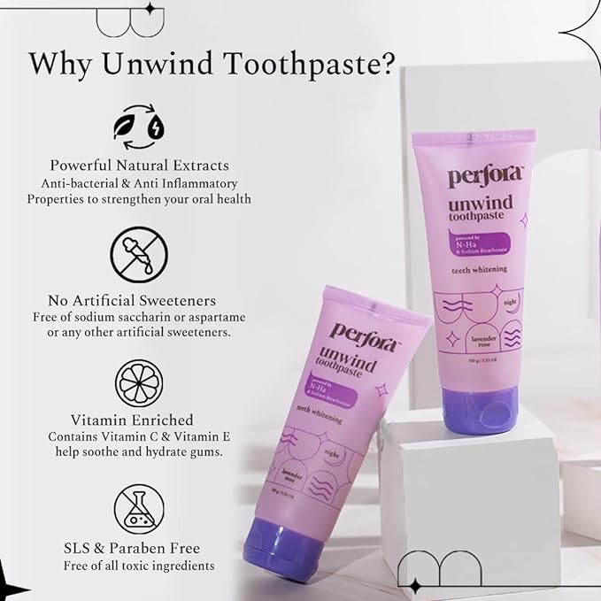 Unwind Toothpaste- Lavender rose