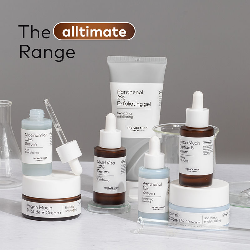 Alltimate Vegan Mucin Peptide 8 Serum - No Snails, Korean, Anti Aging, Hydrating