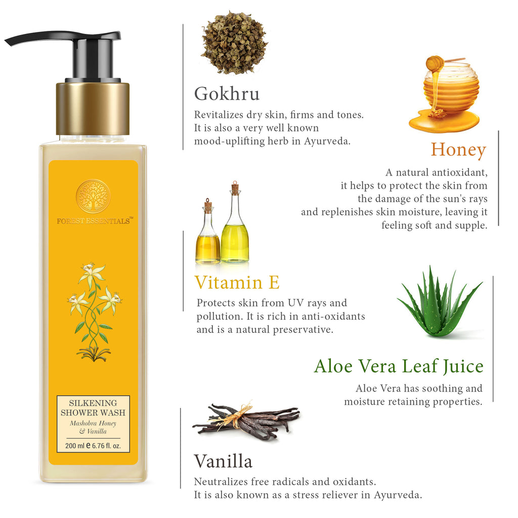Silkening Shower Wash - Mashobra Honey & Vanilla