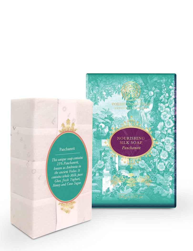 Nourishing Silk Soap Panchamrit Ayurvedic Luxury Handmade Soap for Bath