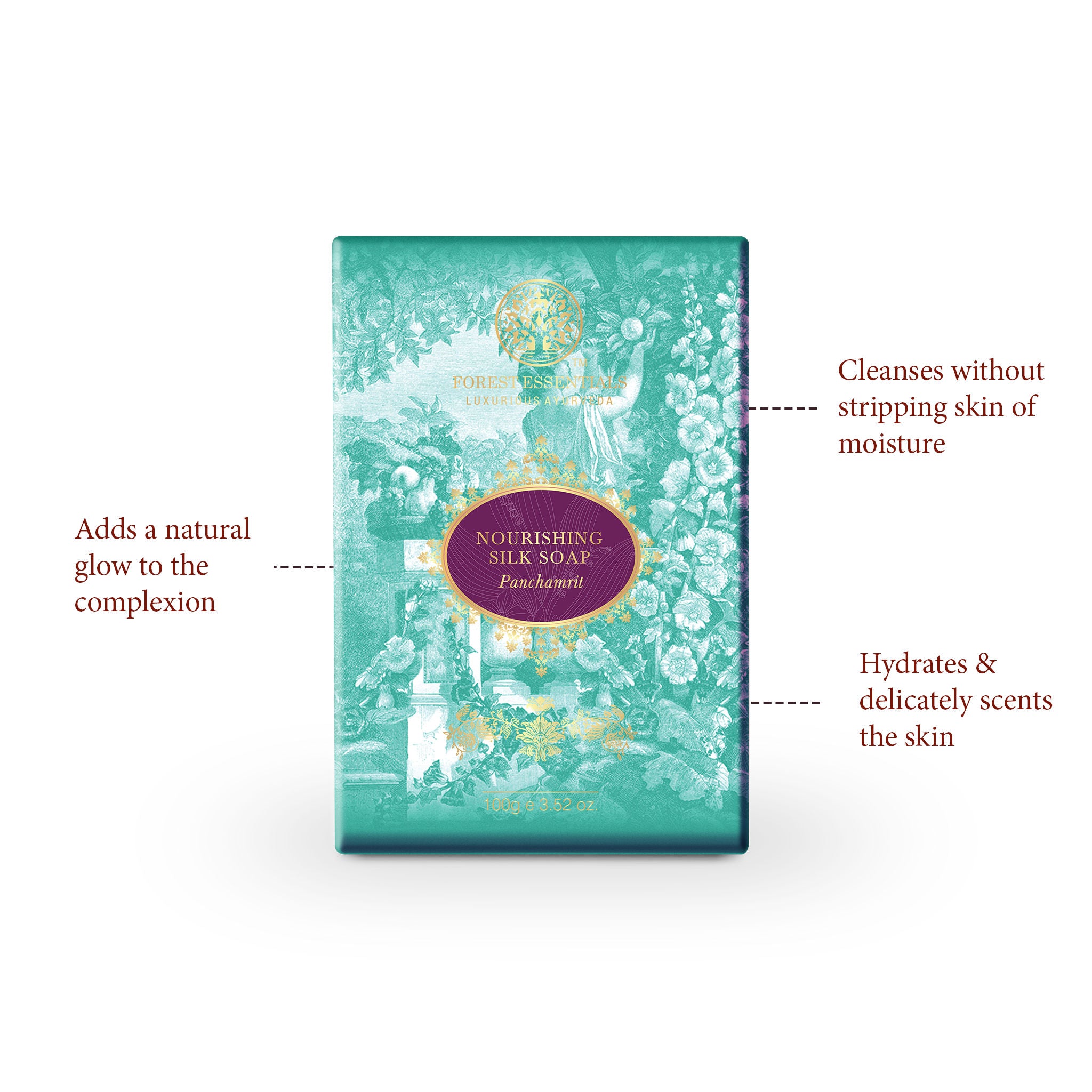 Nourishing Silk Soap Panchamrit Ayurvedic Luxury Handmade Soap for Bath