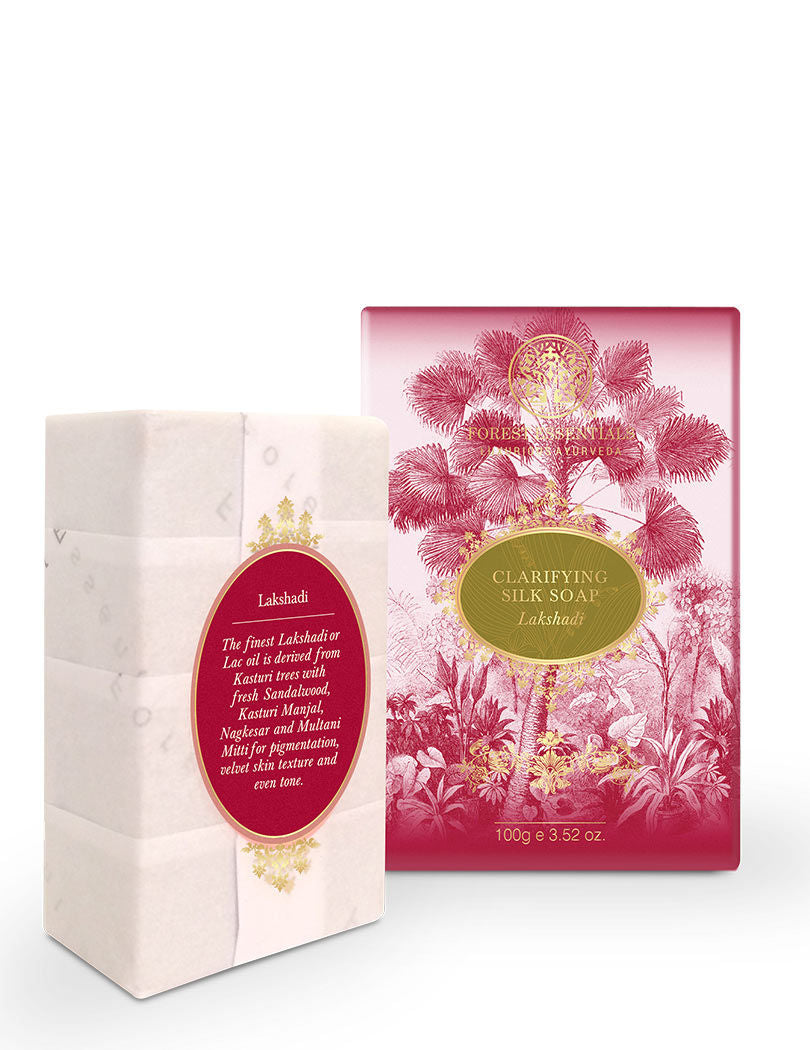 Clarifying Silk Soap Lakshadi Ayurvedic Luxury Handmade Soap for Bath