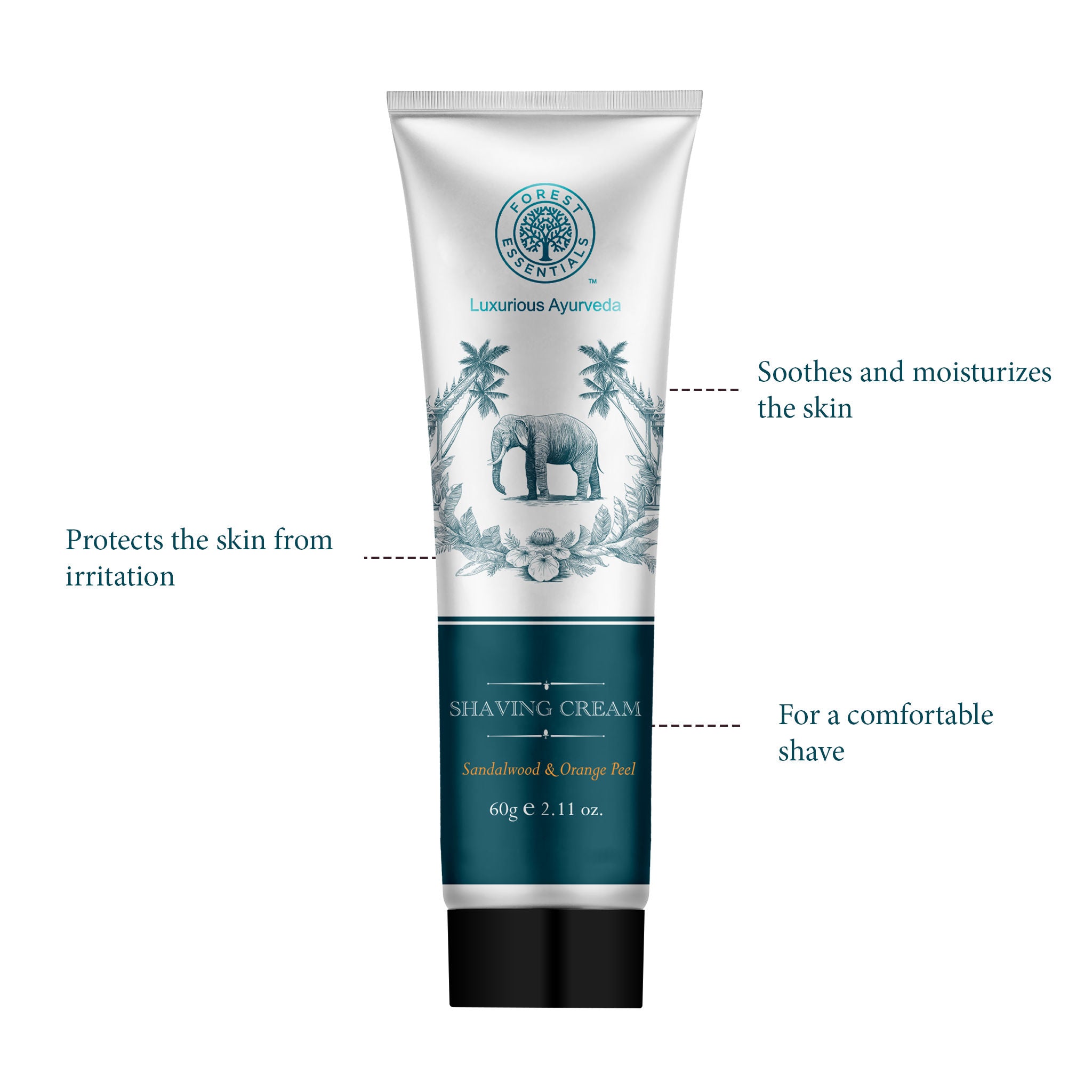 Shaving Cream Sandalwood & Orange Peel