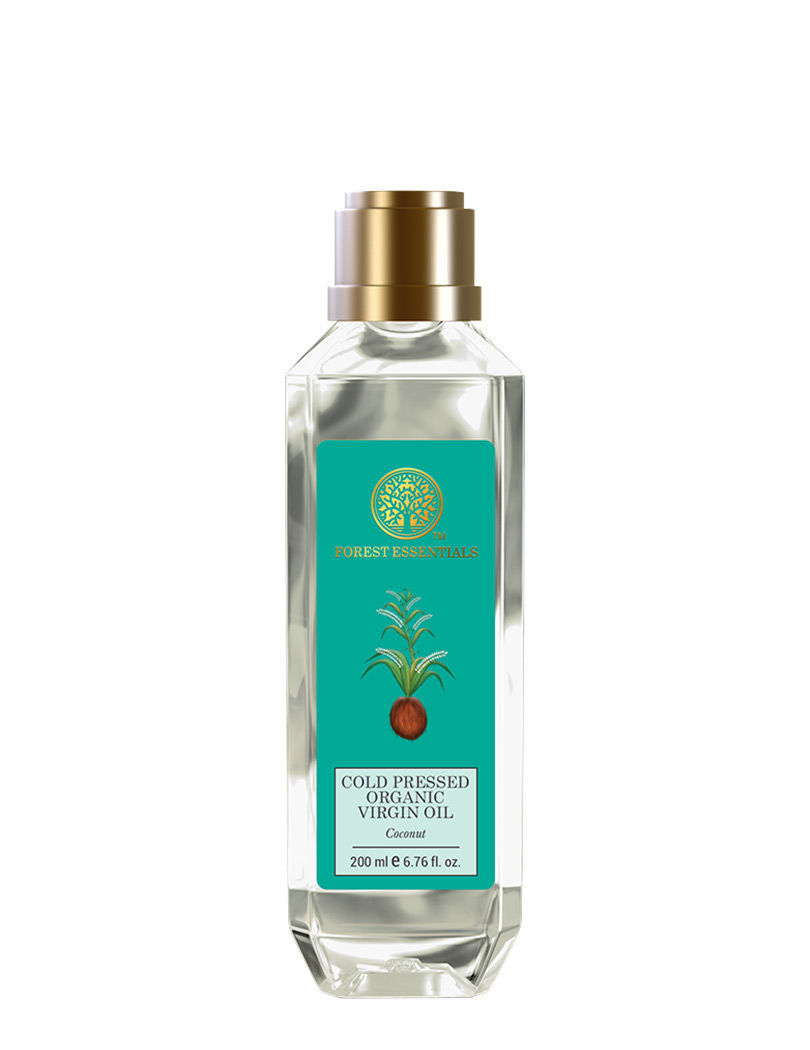 Organic Cold Pressed Virgin Coconut Oil - Pure Coconut Massage Oil With Vitamin E