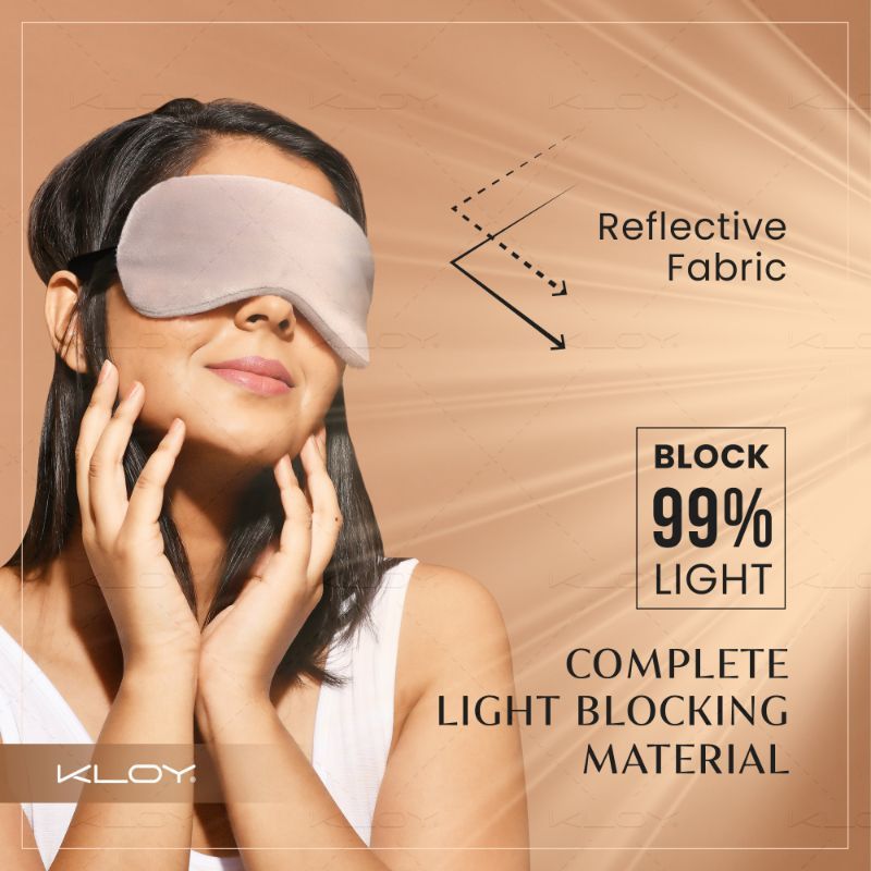 Breathable Sleep Eye Mask - Grey