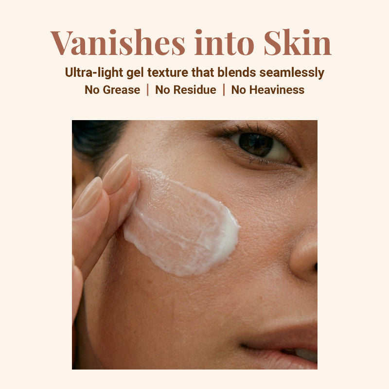 Neude Lightweight Gel Crème Sunscreen Spf50 + Pa++++ Uva/Uvb Protection, Oily Skin Friendly