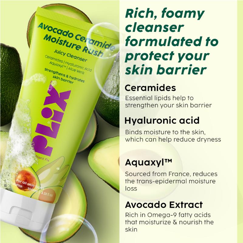 Avocado Ceramide Moisture Rush Juicy Cleanser