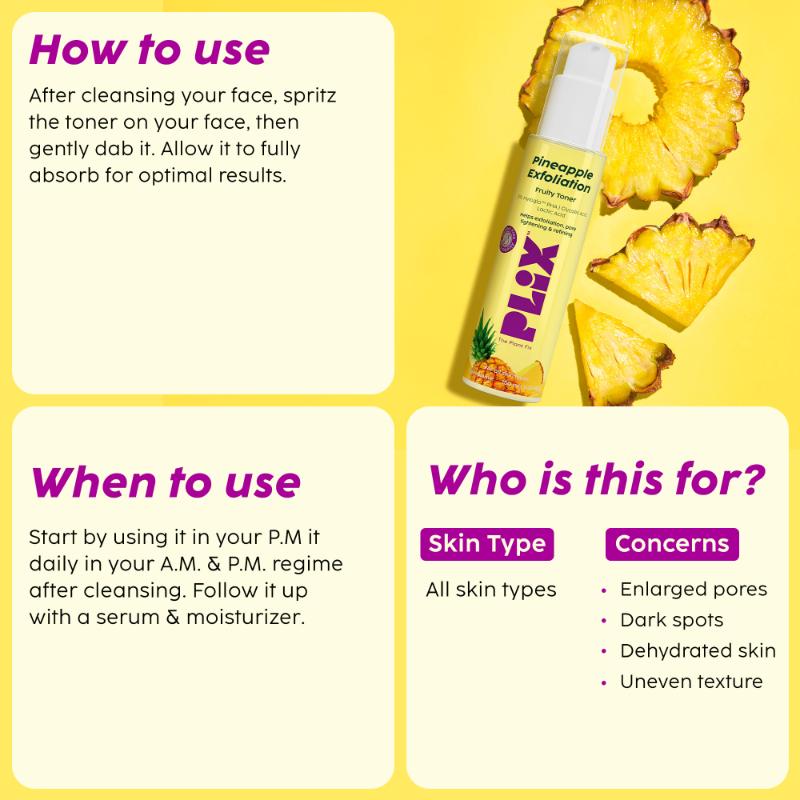 Pineapple 3% Hyloglo PHA Alcohol Free Face Toner