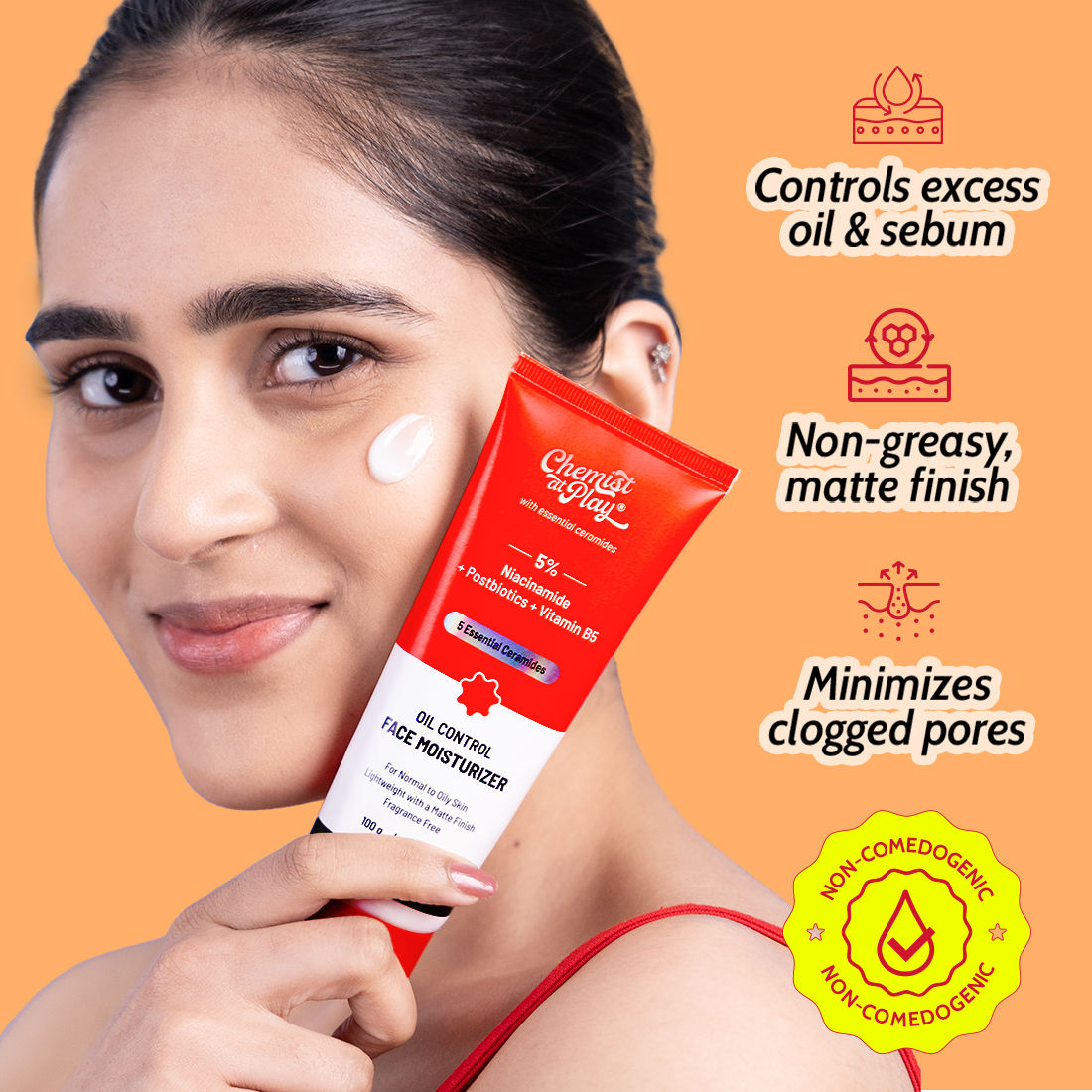 Chemist At Play's Oil Control Face Moisturizer, With 3% Niacinamide, Control Excess Oil
