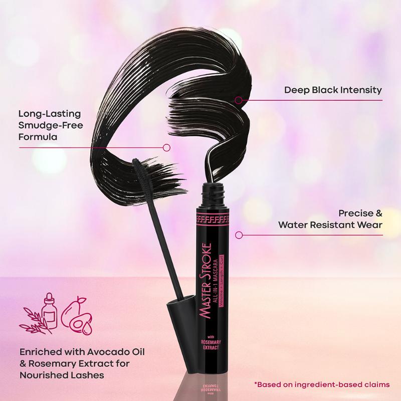 Beaute Master Stroke All In 1 Mascara - Black