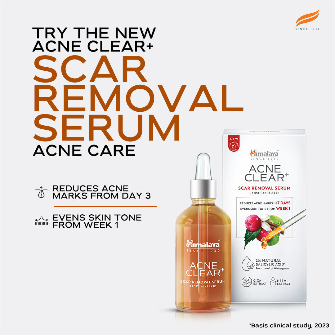 Acne Clear+ Scar Removal Serum with 2% Natural Salicylic Acid Reducing Acne & Pigmentation
