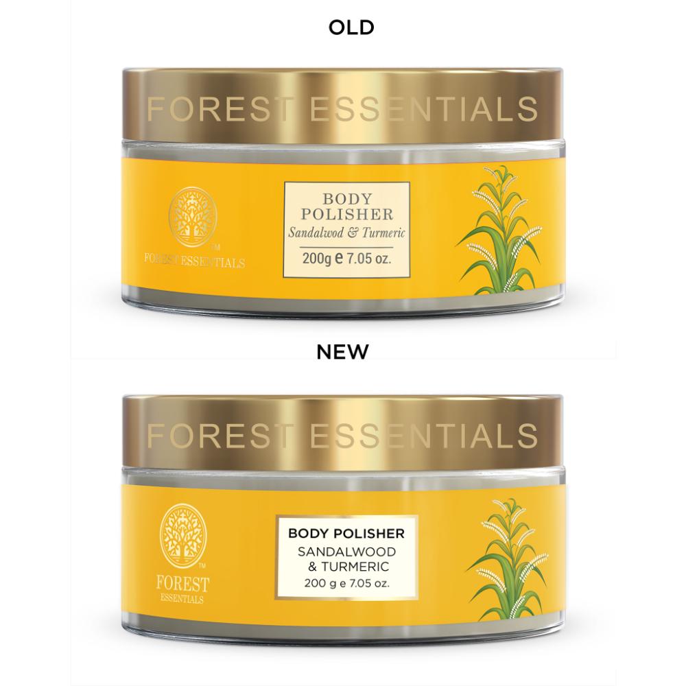 Body Polisher Sandalwood & Turmeric - Body Scrub for Tan Removal