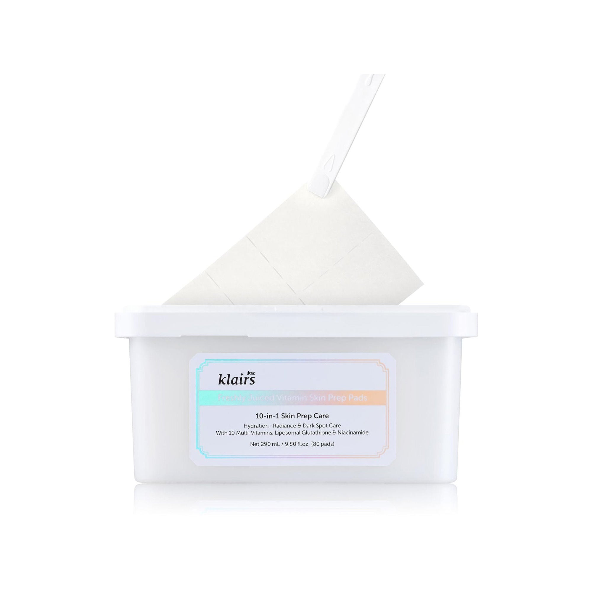Freshly Juiced Vitamin Skin Prep Pads Brighten Dull Skin & Hydrate, Vit C & Niacinamide
