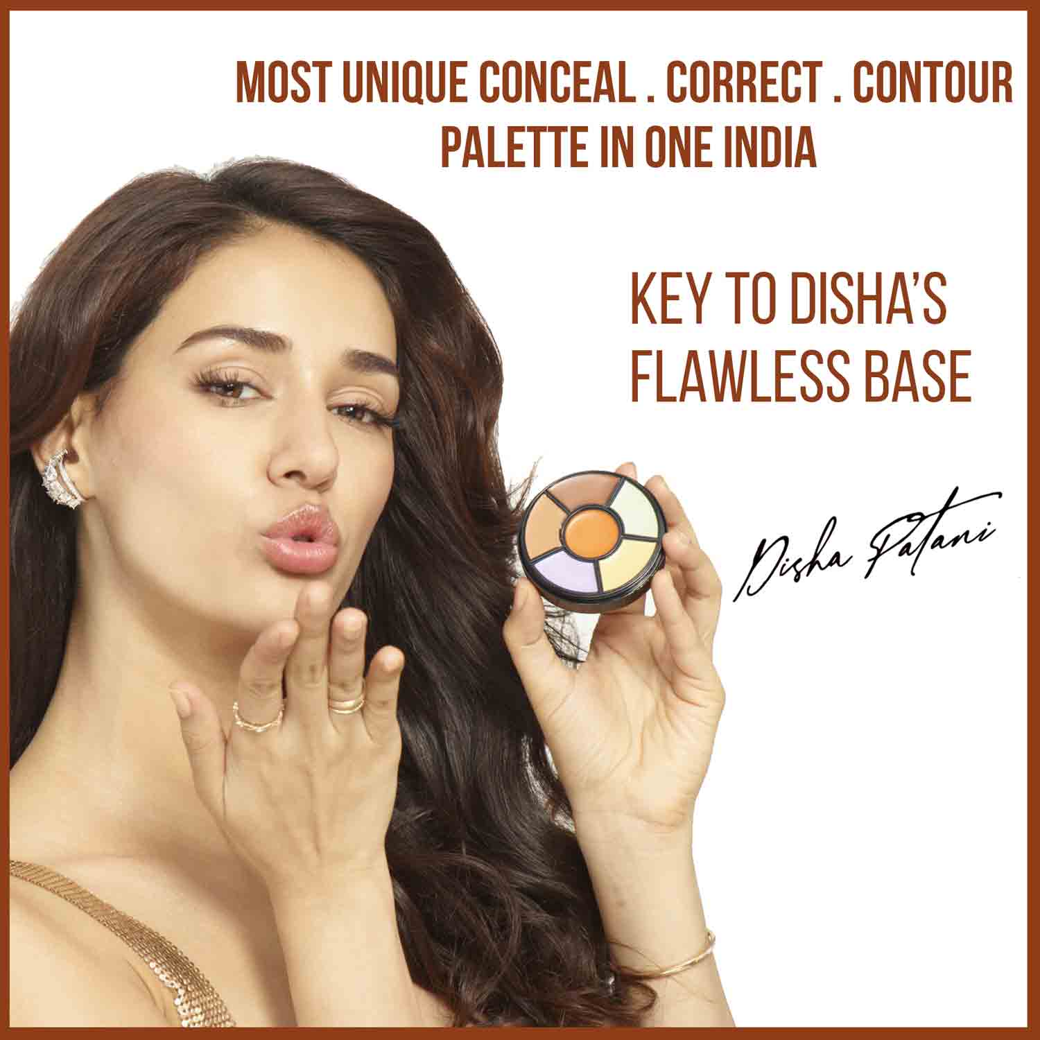 Pro Concealer Palette, 3 In 1 Conceal,Contour & Correct, Long Lasting & Waterproof - Concealer