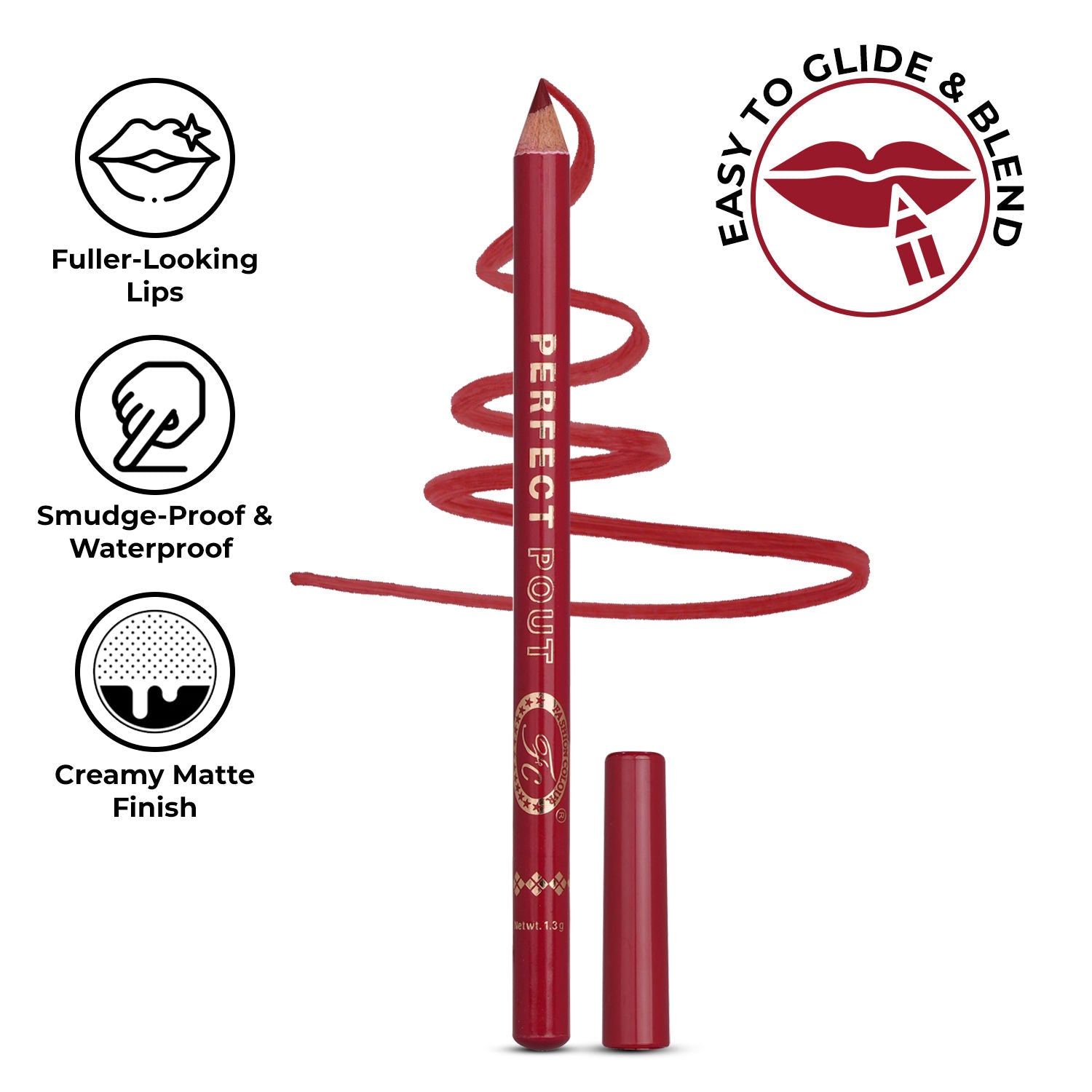 Perfect Pout Matte Lipliner - Bright Brown