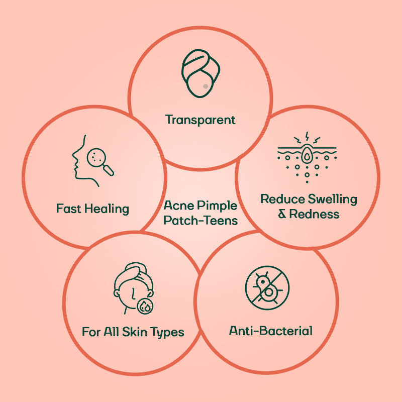 Teen Acne Pimple Patch Strips, Salicylic Acid + Tea Tree Oil Clean & Clear Spot Corrector