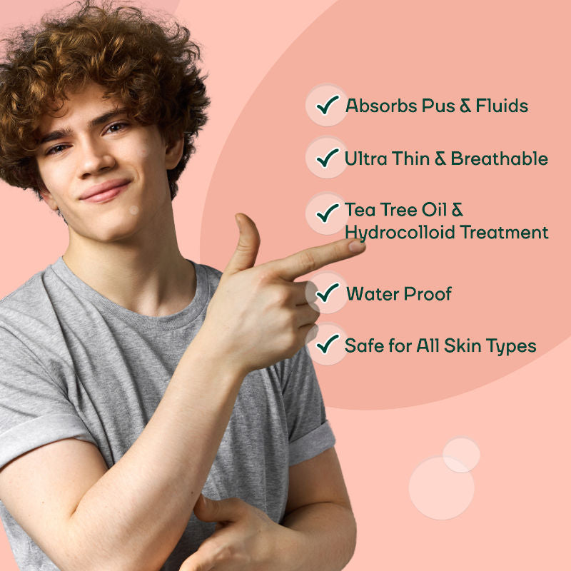 Teen Acne Pimple Patch Strips, Salicylic Acid + Tea Tree Oil Clean & Clear Spot Corrector
