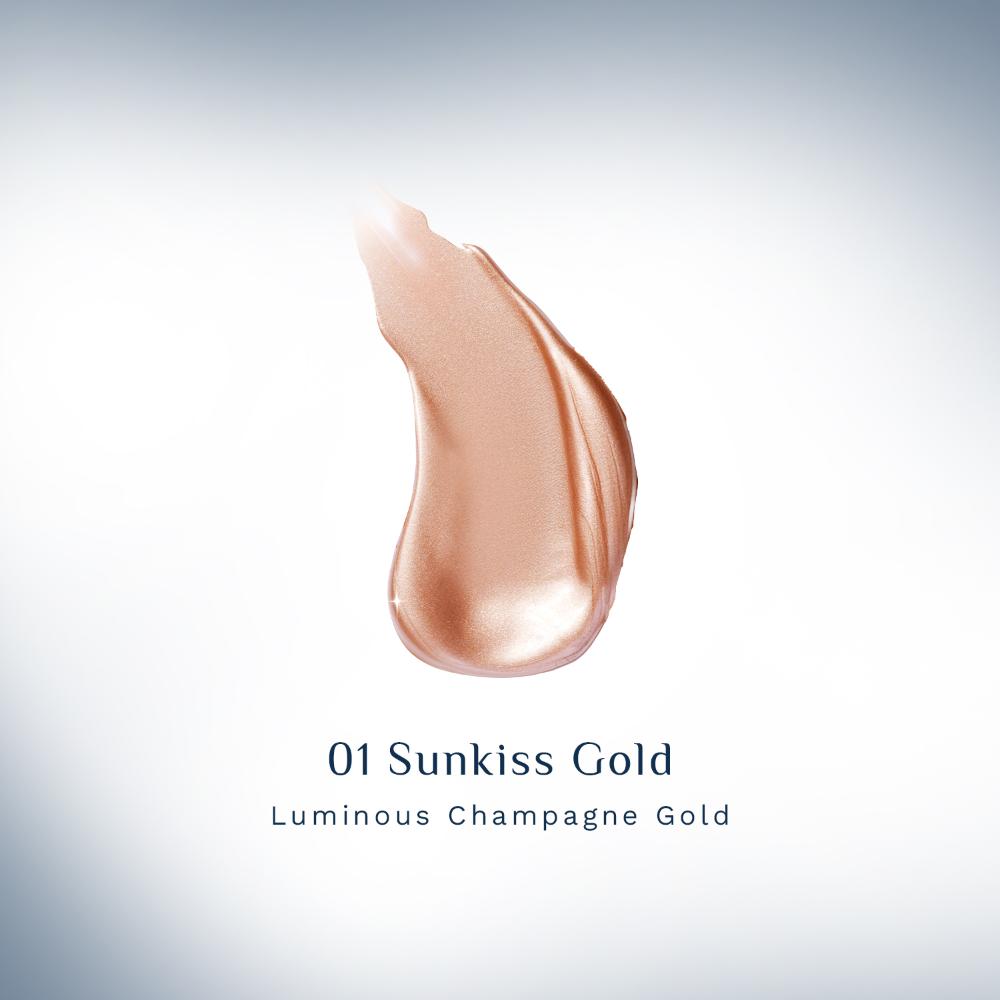 The French Collection Glowing Delight Liquid Serum Highlighter - 01 Sunkiss Gold