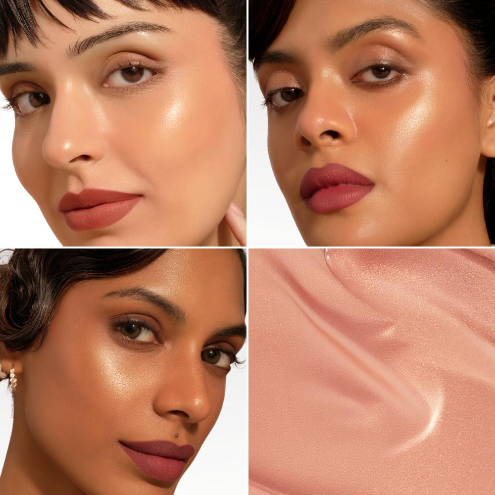 The French Collection Glowing Delight Liquid Serum Highlighter - 01 Sunkiss Gold