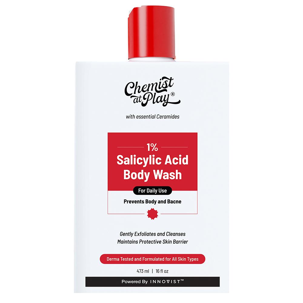 1% Salicylic Acid Acne Control Body Wash For Back And Body Acne And Back Acne